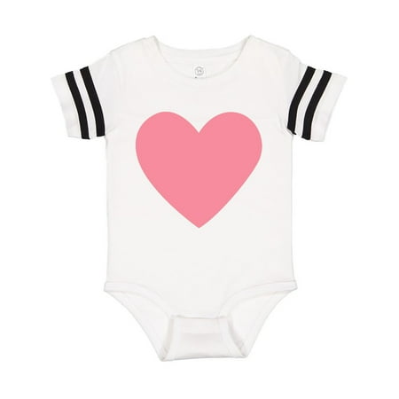 

Inktastic Pink Valentine s Day Heart Gift Baby Boy or Baby Girl Bodysuit