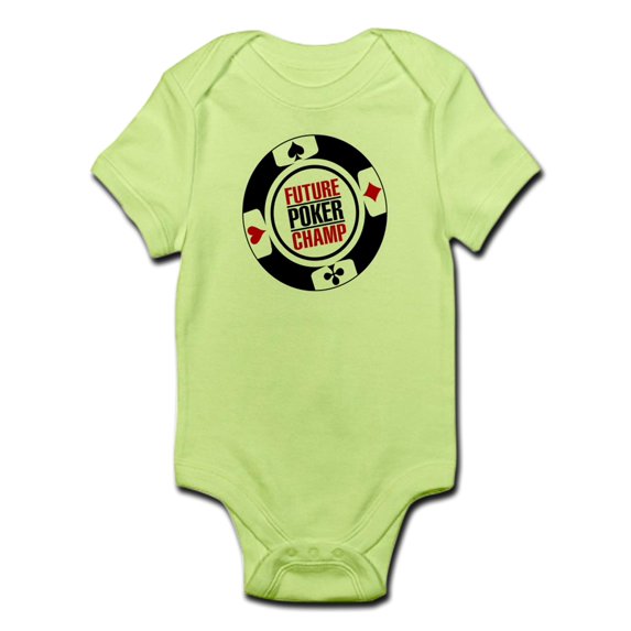 CafePress - Future Poker Champ Infant Bodysuit - Baby Light Bodysuit