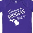thumbnail image 4 of Inktastic Someone in Michigan Loves Me Boys or Girls Baby Bodysuit, 4 of 5