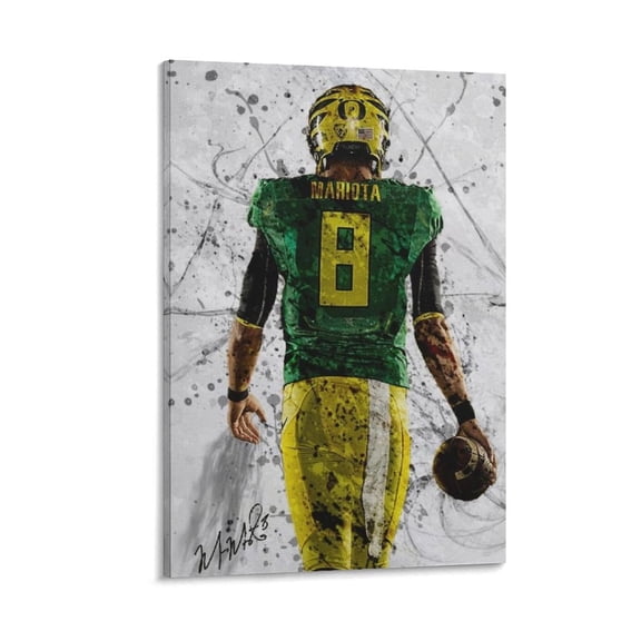 Marcus Mariota Poster Canvas Poster Canvas Art Poster and Wall Art Picture Print Modern Family bedroom Decor Posters 16x24inch(40x60cm)