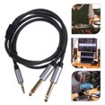 thumbnail image 3 of Audio Cable Splitter 1m 1/4 To Dual 3.5mm Cable Audio Cable Splitter Wire, 3 of 5