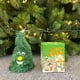 thumbnail image 4 of Juguete de sombrero de Santa Claus de 6 pulgadas | Campanas y luces oscilantes | Decoración festiva de árbol de Navidad | Adorno navideño colorido | Decoración de mesa compacta, 4 of 6