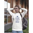 thumbnail image 2 of No Reality, Watch Anime Sweatshirt Women -GoatDeals Designs, Female 4X-Large, 2 of 4