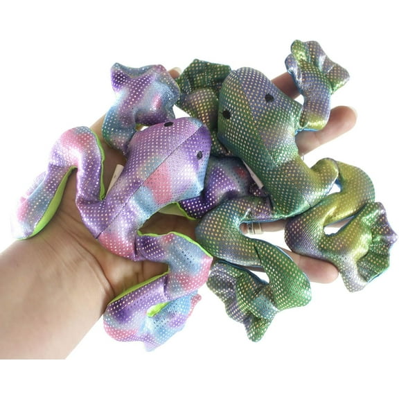 Set of 2 RANDOM COLORS - Frog Sand Filled Animal Toy - Heavy Weighted Sandbag Animal Plush Bean Bag Toss - Shimmering Sensory, Toy ADHD Special Needs