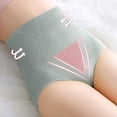 thumbnail image 2 of Women's Panties Women's Underwear High Waist Full Coverage Briefs with Soft Stretch and Breathable Comfort Green XL, 2 of 7