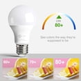 thumbnail image 3 of Bombillas LED dalattin, luz diurna, 5000 K, 9 W, 800 lm, E26, paquete de 24, 3 of 7