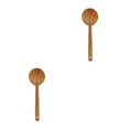 thumbnail image 4 of MLINS 2pcs Wooden Serving Ladle Cooking Kitchen Ladle Server Gravy Ladle Wooden Kitchen Tool Wood Unique Grain Ladle, 4 of 8