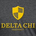 thumbnail image 3 of CafePress - Delta Chi Vertical Yellow Logo T Shirt - Mens Tri-blend T-Shirt, 3 of 4