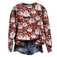 thumbnail image 1 of Sweat-Shirt Imprimé 3d de Noël pour Femmes, Col Rond, Manches Longues, Cadeau, 1 of 2