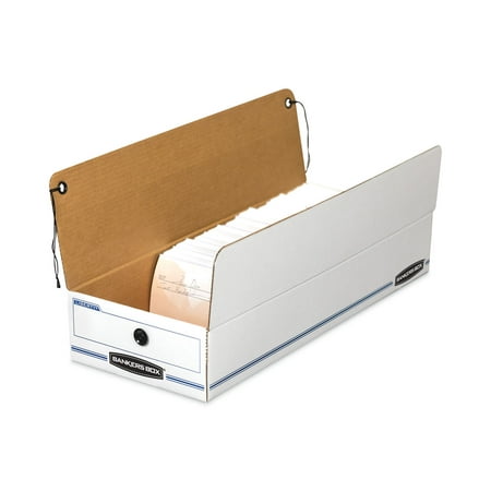 

Bankers Box-LIBERTY Check and Form Boxes 6.25 x 24 x 4.5 White/Blue 12/Carton