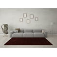 thumbnail image 3 of Ahgly Company Indoor Square Abstract Red Contemporary Area Rugs, 7' Square, 3 of 4