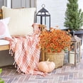 thumbnail image 2 of Artificial Fall Flowers Outdoors, 10 Bundles Autumn Faux Silk Flowers Fake Plants for Indoor Outside Yard Garden Porch Patio Autumn Thanksgiving Home Decor, 2 of 5
