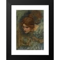 thumbnail image 2 of John William Waterhouse 11x14 Black Modern Framed Museum Art Print Titled - Study for the Head of Venus in the Awakening of Adonis, 2 of 5