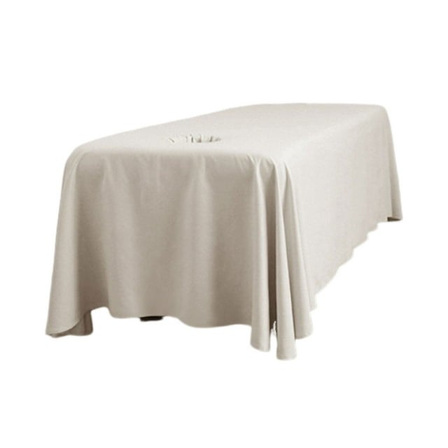 QualitChoice Draps de Lit de Salon de Beauté en Coton Doux Housse de Spa avec Protecteur de Trou pour le Visage Lavable Réutilisable Lit de Beauté A pour 190*80cm