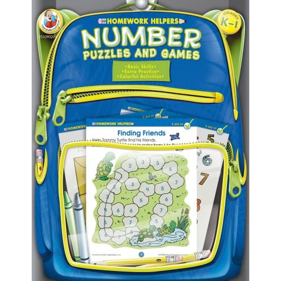 Pre-Owned Number Puzzles and Games, Grades K - 1 (Paperback) 076820691X 9780768206913