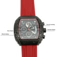 thumbnail image 4 of MEN QUARTZ WATCH LUMINOUS MEN CHRONOGRAPH WATCH SOFT SILICONE STRAP BUSINESS CASUAL WEAR, 4 of 7