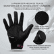 thumbnail image 4 of Guantes Bloosom  Proteccion Pantalla Táctil De Dedo Para Motocicleta Rosa Talla M, 4 of 4