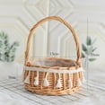 thumbnail image 6 of HEVIRGO Flower Basket Decorative Multifunctional Reusable Tassels Design Storage Organizer for Daily Use, 6 of 8