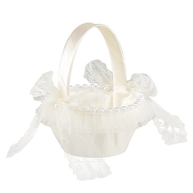 Globo de fiesta Hilingoto, cesta de flores para boda, cestas de flores de satén para boda doradas con champán, cesta de baloncesto para boda occidental, nueva cesta de flores para festival, cesta de