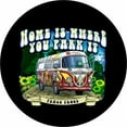 thumbnail image 1 of TIRE COVER CENTRAL Bus Home Is Where You Park It Spare Tire Cover 315/70R17, 1 of 4
