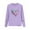 Purple, variant on Auroural Shirts for Girls Size 8 Long Sleeve CUHK Printed Round Neck Top For Spring And Summer Casual Pullover Boys And Girls Long Sleeved Base Shirt Light Blue