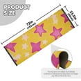 thumbnail image 5 of Yayeee Runner Rug for Bedroom 2'x6' Machine Washable Hallway Non Slip Mat, Large Pink Stars, 5 of 8
