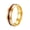 Gold, variant on Men's Women's Stainless Steel Curved Wood Grain Ring 6MM Two Tone Dome Plain Wedding Band Silver Size 9