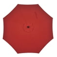 thumbnail image 4 of (2 pack) Better Homes & Gardens 9ft Red Solid Print Round Tilting Crank Patio Umbrella, 4 of 7