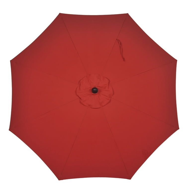 better homes and gardens red patio umbrella Better Homes & Gardens 9' Blue and Green Medallion Patio Umbrella Crank  Lift and 3 Position Tilt