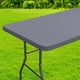 thumbnail image 1 of Paño para mesas de picnic ISpandex de 30 x 48 pulgadas, manteles elásticos ajustados para mesas rectangulares, cubierta de mesa de patio lavable elástica para exteriores, camping, banquetes, 1 of 5