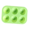 thumbnail image 4 of Molde de silicona para hornear pasteles pequeños, gelatina, cúpula Verde, 4 of 9