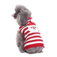 thumbnail image 5 of Skksst Pet Christmas Costume Clothes Striped Sweater Dog Puppy Xmas Holiday Apparel, 5 of 7