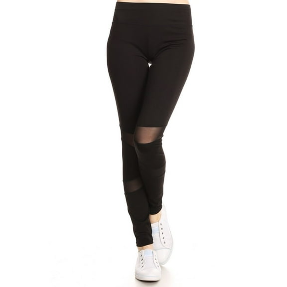 Stylish Stride Mesh Active Leggings