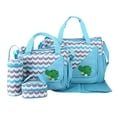 thumbnail image 1 of Diaper Bag Set Diaper Changing Pad Shoulder Backpack for Travel Handheld Bag Single Shoulder Bag , Light Blue, 1 of 7