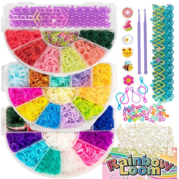 Kit Rainbow Loom Mighty Rainbow Case con 6000 ligas