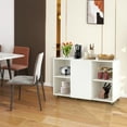 thumbnail image 2 of Giantex Office File Cabinet Organizer, Lateral Filing Cabinets, Rolling Storage Cabinet, White, 2 of 8
