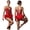 Red, variant on iiniim Rhinestone Feather Bodysuit for Women Sparkly Nightclub Show Stage Leotard Latin Jazz Salsa Dancewear Red M