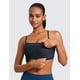 thumbnail image 4 of Sostén CRZ YOGA Butterluxe Cuello Cuadrado Acolchado Azul Marino Talla S, 4 of 6