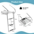 Demifill 3Step Telescoping Boat Ladder with Fiberglass Platform and