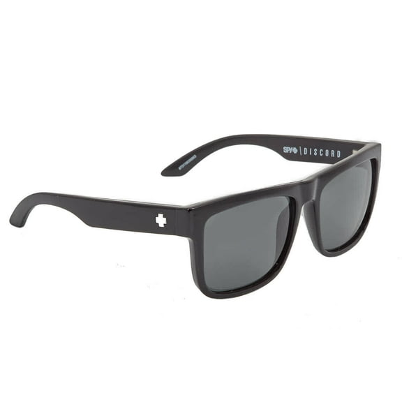 Men's Discord 673119038863 Black Square Sunglasses
