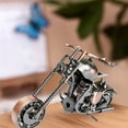 thumbnail image 3 of Metal Motorcycle Sculpture Motorcycle Gifts for Men, Birthday Gifts, Vintage Motorcycle Figurine, Home Office Decor, 3 of 5