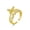Gold, variant on Womens Butterfly Ring Exquisite Alloy Ring with Micro-Encrusted Zircon Animal Zodiac Fairy Ring Fashion Jewelry Gift for Her Light Gold and White