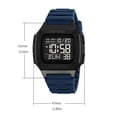 thumbnail image 3 of Digital Watch Large Display Waterproof Luminous Alarm Stopwatch Outdoor Sports Wristwatch Unisex Hiking, 3 of 9