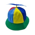 thumbnail image 3 of Sombrero de cubo de hélice, de arcoíris, gorra de béisbol, sombrero de pescador con cuentas de libélula Estilo G Talla para niños jinwen Sombreros de hélice, 3 of 8