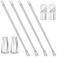 thumbnail image 1 of 8 Pcs White Blinds Transparent Blind Wands Blind Tilt Wand Vertical Blinds Wand Window Drapery, 1 of 3
