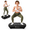 Black, variant on MERACH 440lb Support Vibration Plate Exercise Machine Bluetooth Trainer Pro Enhanced Motor Resistance Band Silicone Pedals for Home Gym