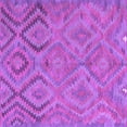 thumbnail image 1 of Ahgly Company Indoor Square Southwestern Purple Country Area Rugs, 3' Square, 1 of 4