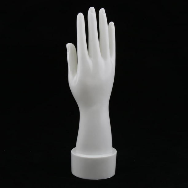 Nuevo Maniquí de Mano para Mujer, Guante de para Mujer, Exhibición de Joyas, Modelo de derecha blanca DYNWAVEMX Maniquí de exhibición de mano