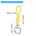 thumbnail image 2 of Uxcell 5" Paracord Lanyard Clasp Wrist Cord Strap Badge Holder, Yellow 3 Pack, 2 of 5