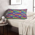 thumbnail image 6 of Sikiie Cassette Tapes Print Plush Pillow Cover, Wrinkle-proof and Stain-resistant Pillow Protector without Pillow Core, Home Decoration-14"x20", 6 of 6